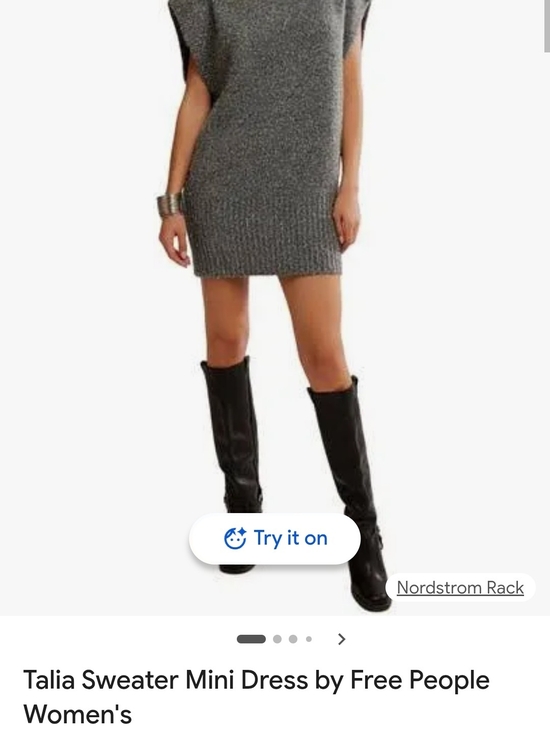 Free People Sweaters - Free People Talia Sweater Mini Dress XS